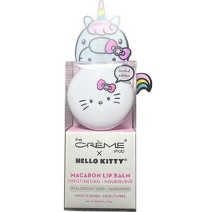 Hello Kitty Macaron Lip Balm LIMITED EDITION White Case -flavor- White Chocolate